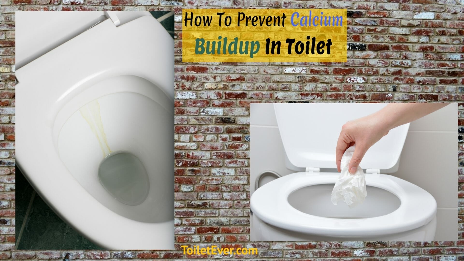 How To Prevent Calcium Buildup In Toilet